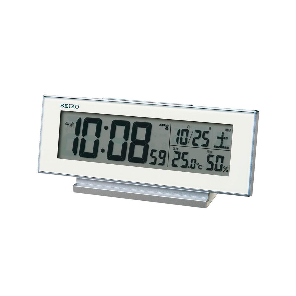 Reloj Despertador Seiko Clocks SQ324W Digital Temp.