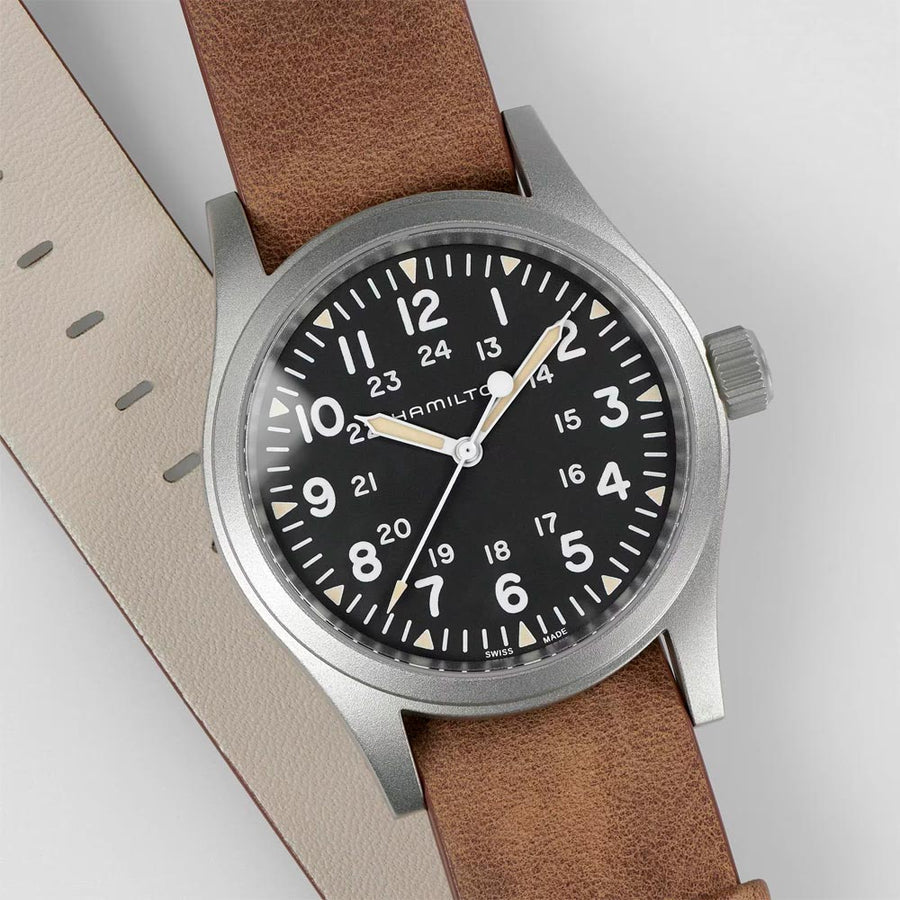 Reloj Hamilton H69439531 Khaki Field Automático 38mm Cuero – Dando La Hora