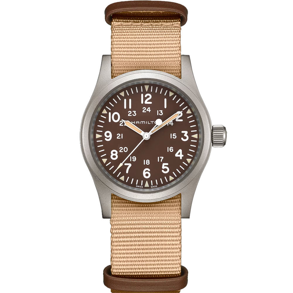 Reloj Hamilton H69439901 Khaki Field A Cuerda 38mm Nato