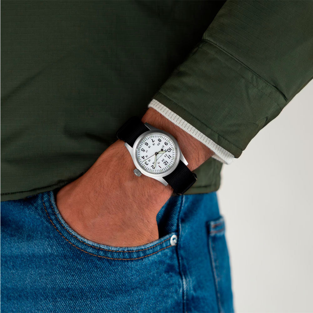 Reloj Hamilton H69439910 Khaki Field A Cuerda 38mm Nato