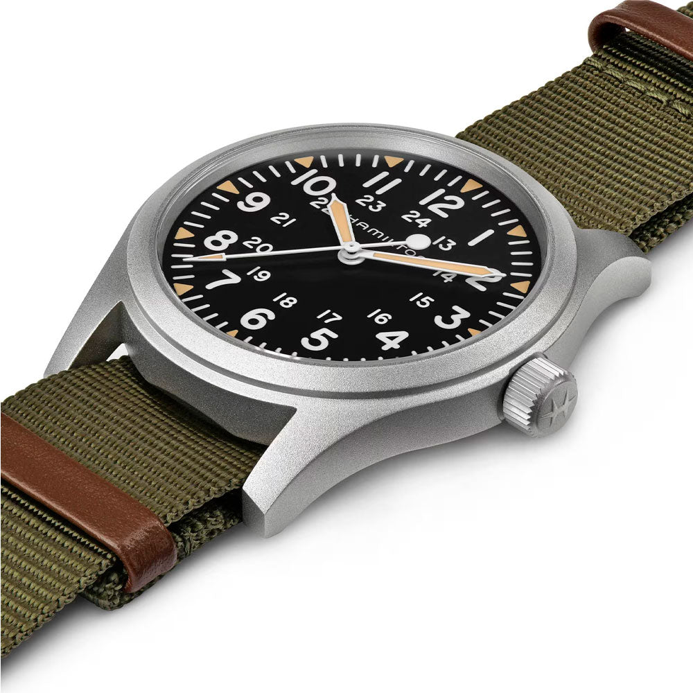 Reloj Hamilton H69529933 Khaki Field A Cuerda 42mm Nato