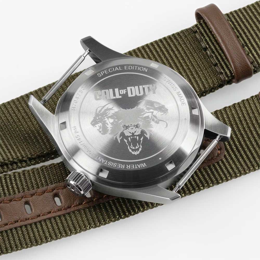 Reloj Hamilton H70475930 Khaki Field Call of Duty Automático 38mm