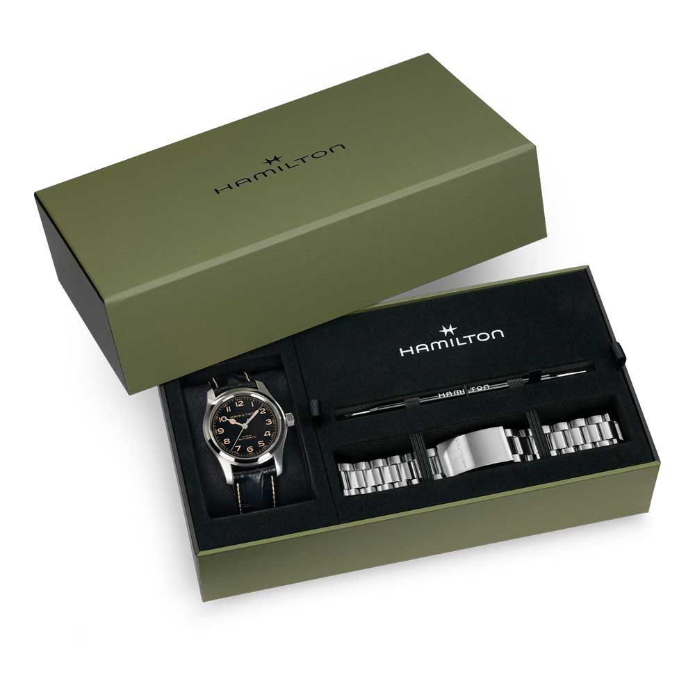 Reloj Hamilton H70605732 Khaki Field Murph Kit Correas Interestelar 42mm