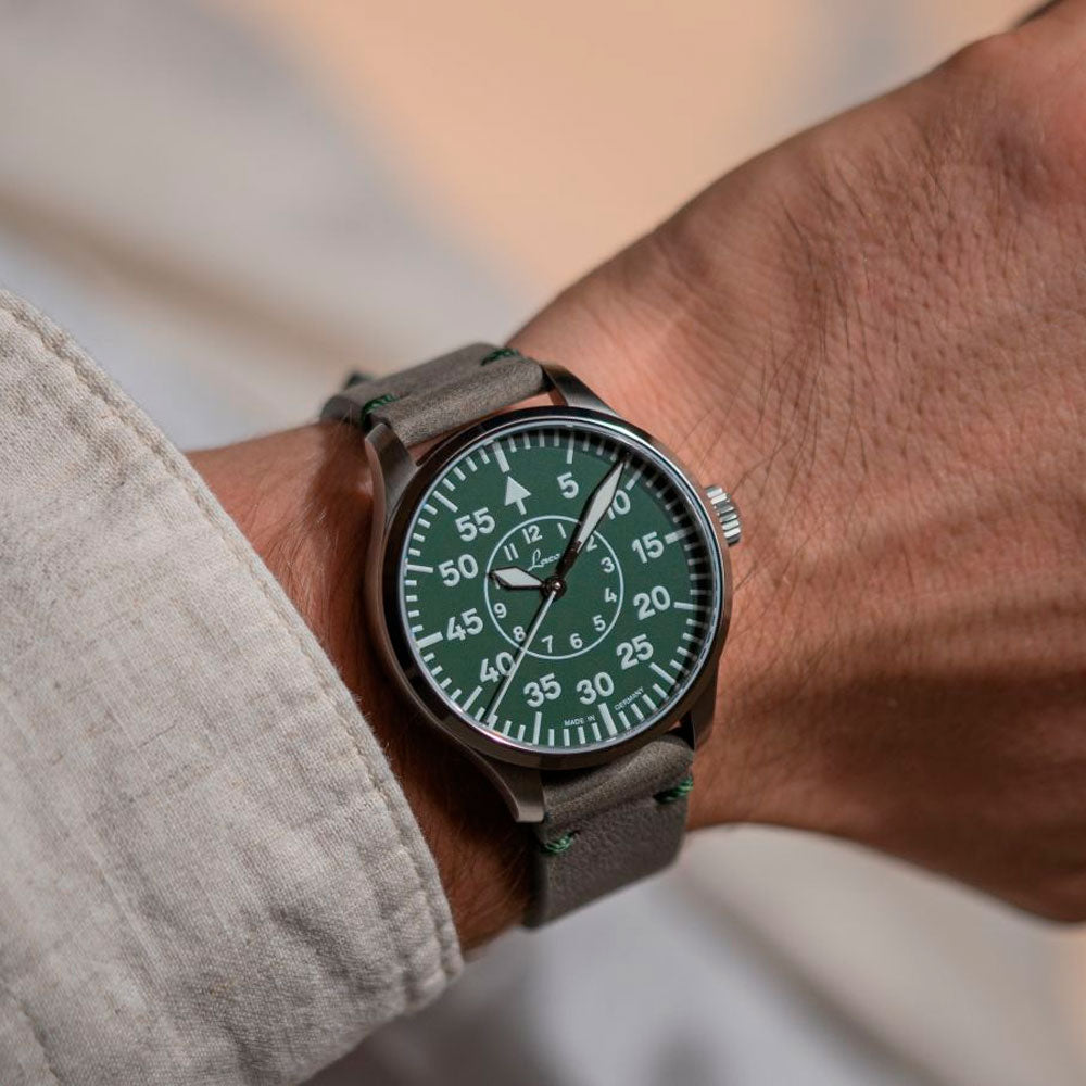 Reloj Laco 862190 Aachen Grün 39mm Automático