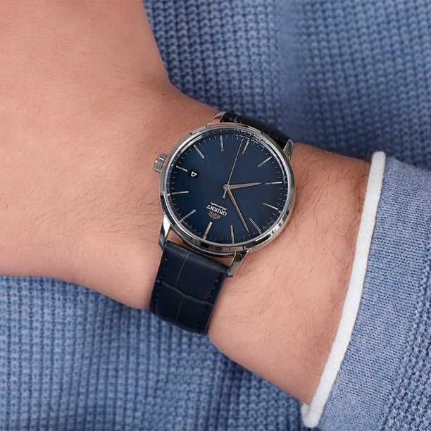Reloj Orient Automatic RA-AC0E04L10B Maestro Azul 39mm