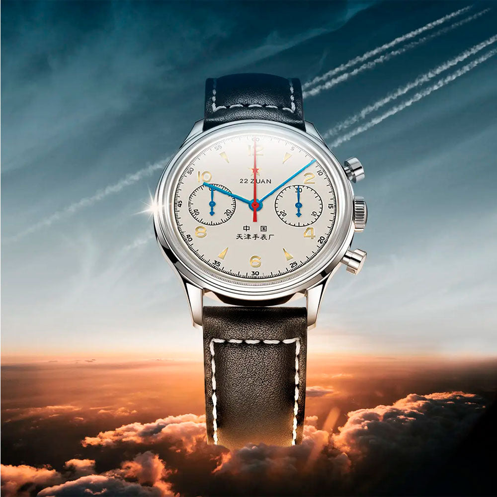 Reloj Sea-Gull 1963 819.17.1963A Cronógrafo a Cuerda 37,3mm 70º Aniversario