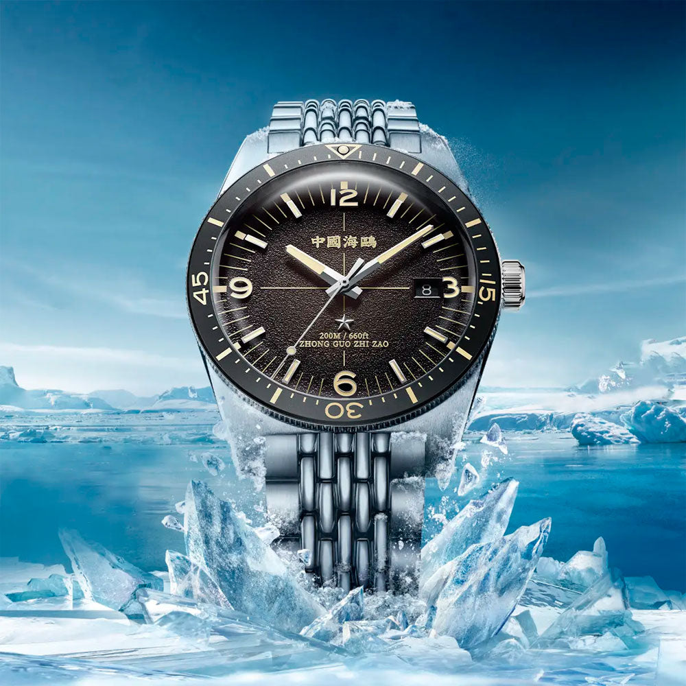 Reloj Sea-Gull Antártica 1984 816.27.1064 Automático Divers Negro 40mm