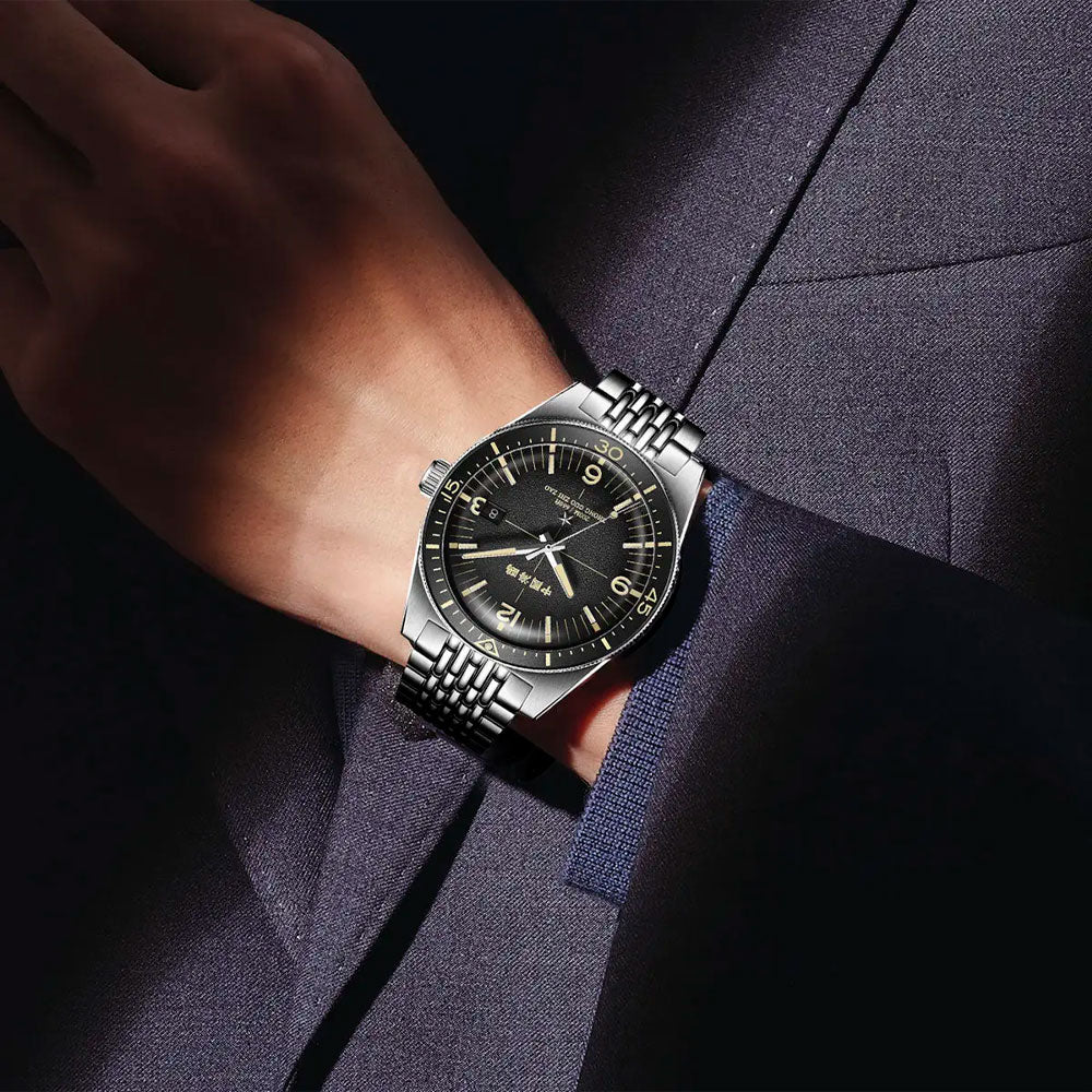 Reloj Sea-Gull Antártica 1984 816.27.1064 Automático Divers Negro 40mm