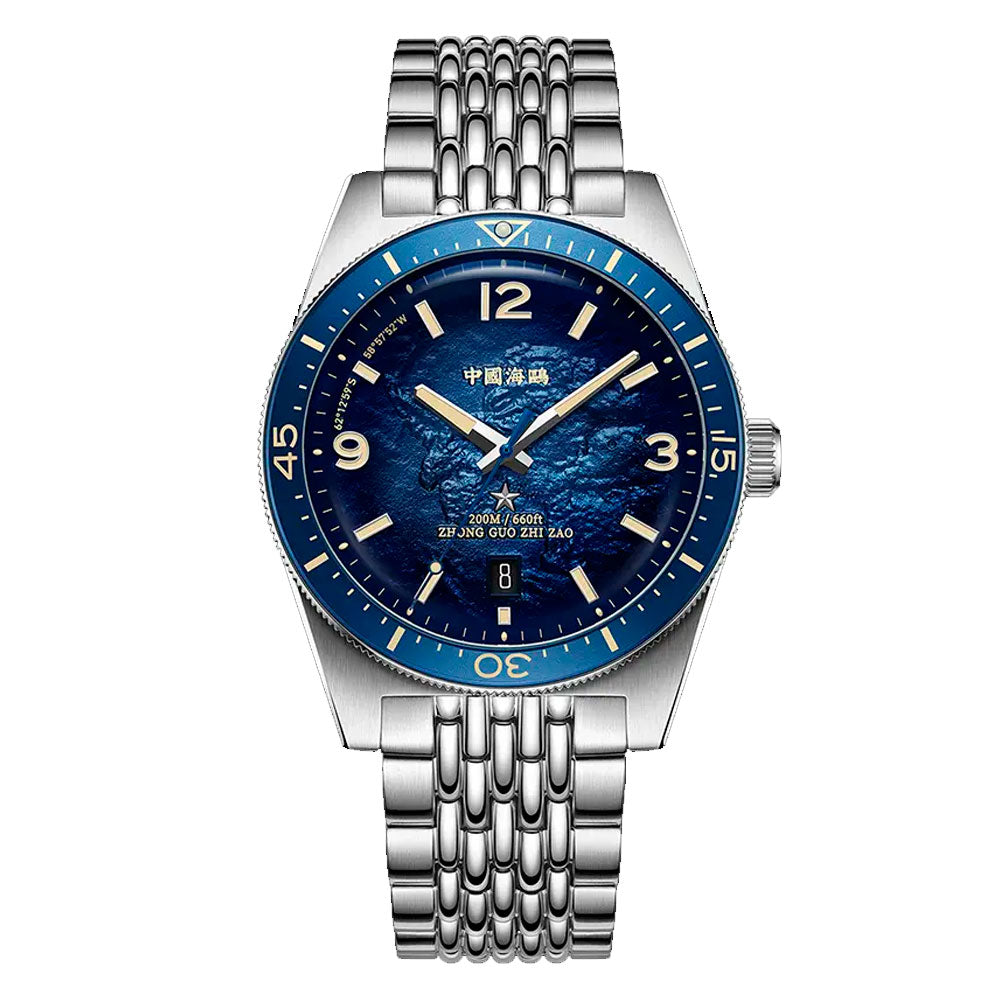Reloj Sea-Gull Antártica 1984 816.37.1064A Automático Divers Azul 40mm