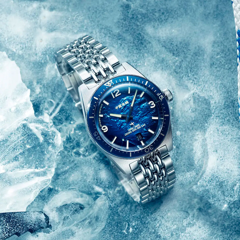 Reloj Sea-Gull Antártica 1984 816.37.1064A Automático Divers Azul 40mm