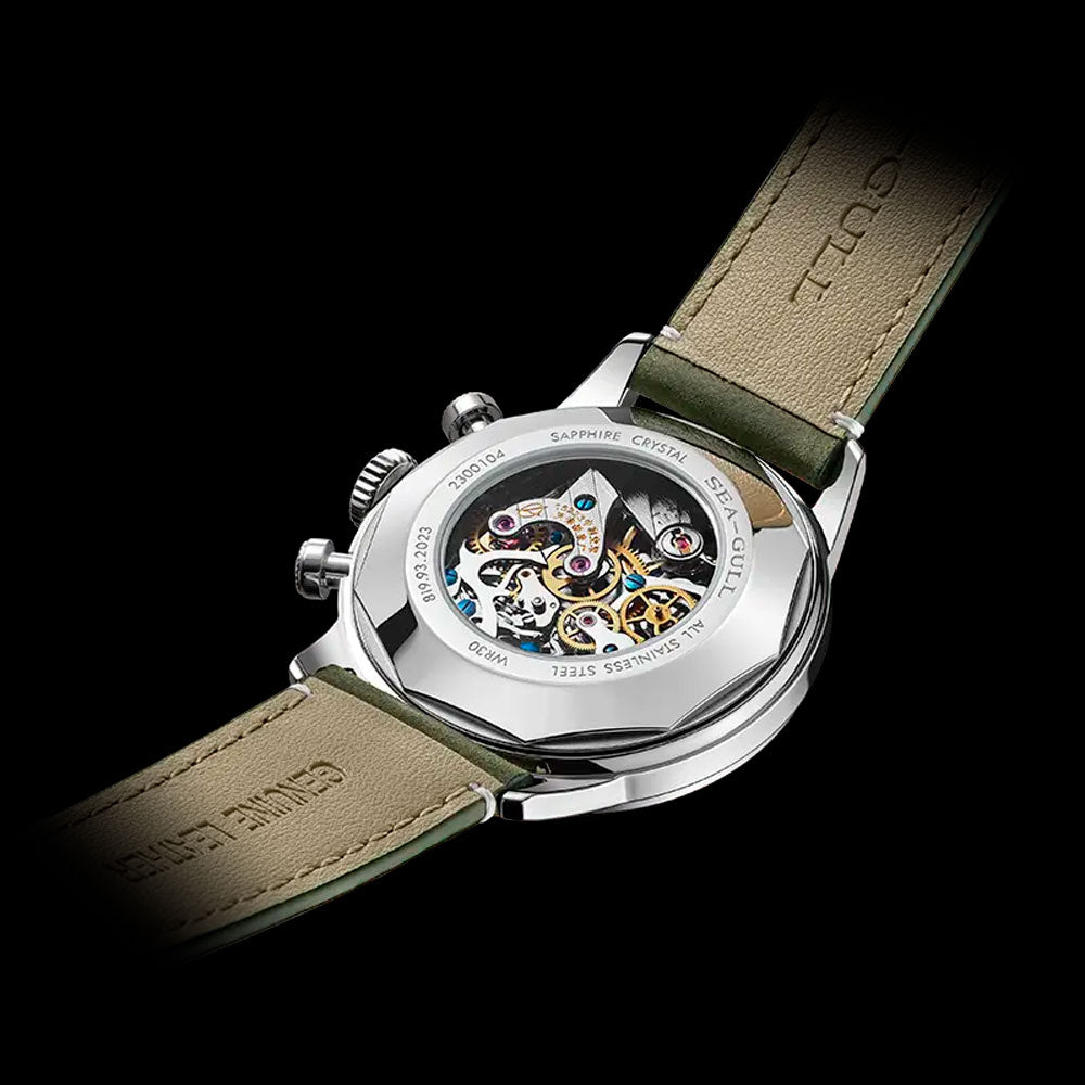 Reloj Sea-Gull Journey Series 819.23.2023 Cronógrafo a Cuerda 40mm