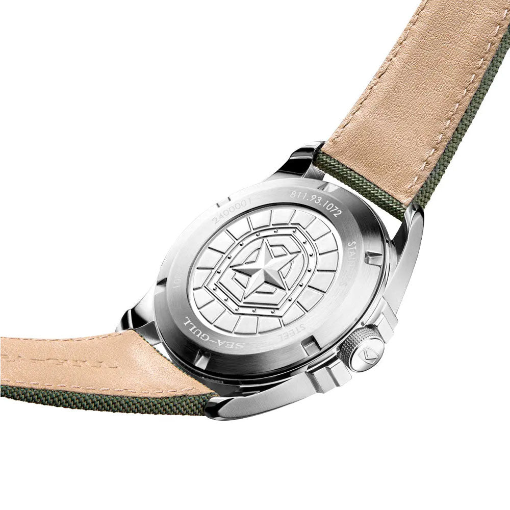 Reloj Sea-Gull Militar 811.93.1072A Automático Verde 43mm