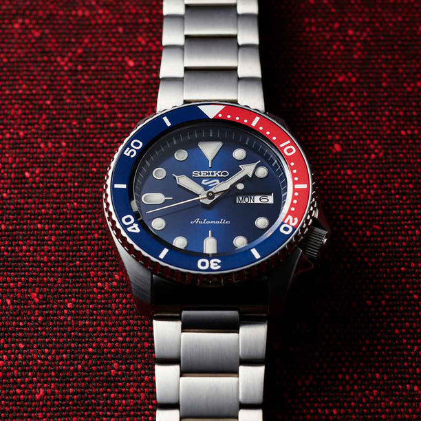 Reloj Seiko 5 Automático SBSA003 42,5mm Made in Japan JDM Pepsi