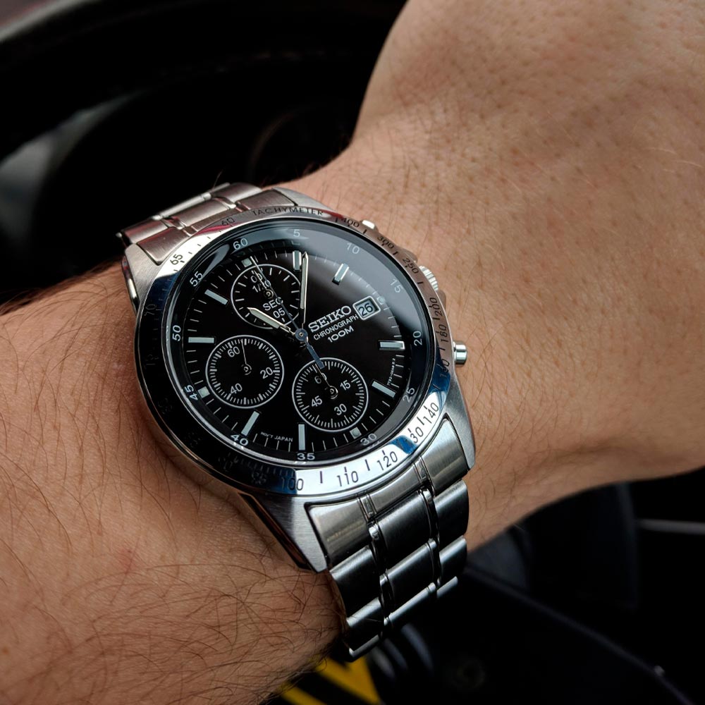 Reloj Seiko Chronograph SND367P1 Quartz Acero JDM 40mm - Dando la