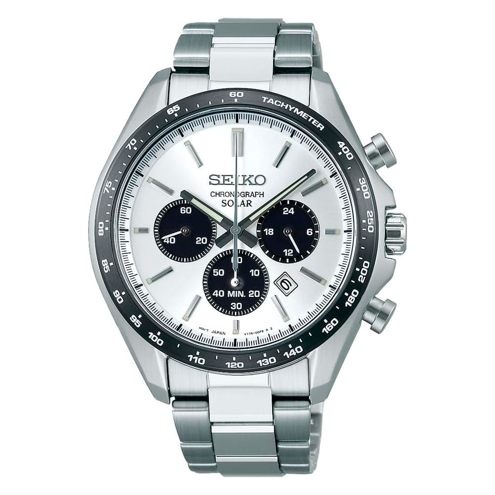 Reloj Seiko Chronograph Solar SBPY165 42,2mm Panda JDM