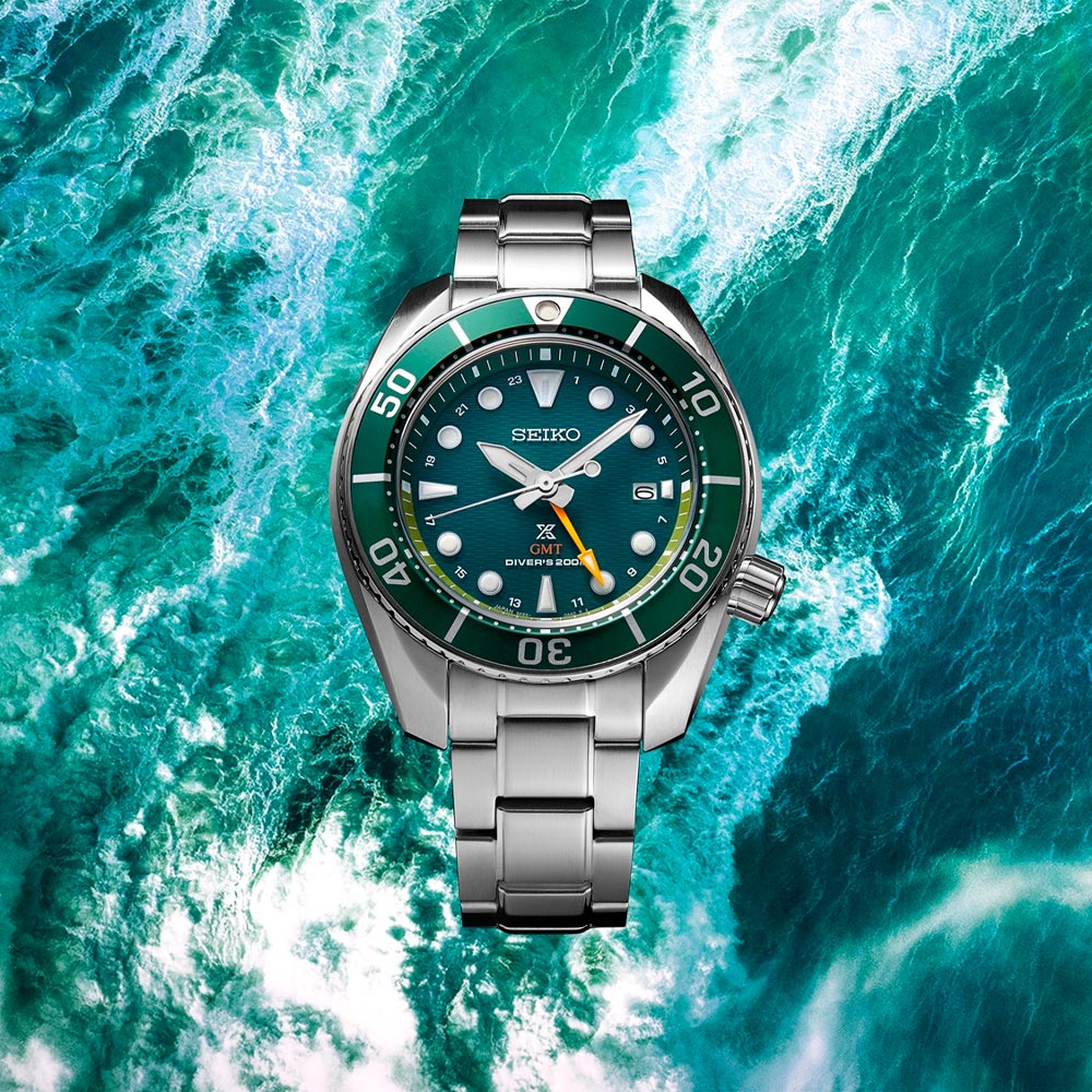 Reloj Seiko Prospex SFK003 Solar Sumo GMT Sapphire Made in Japan 45MM