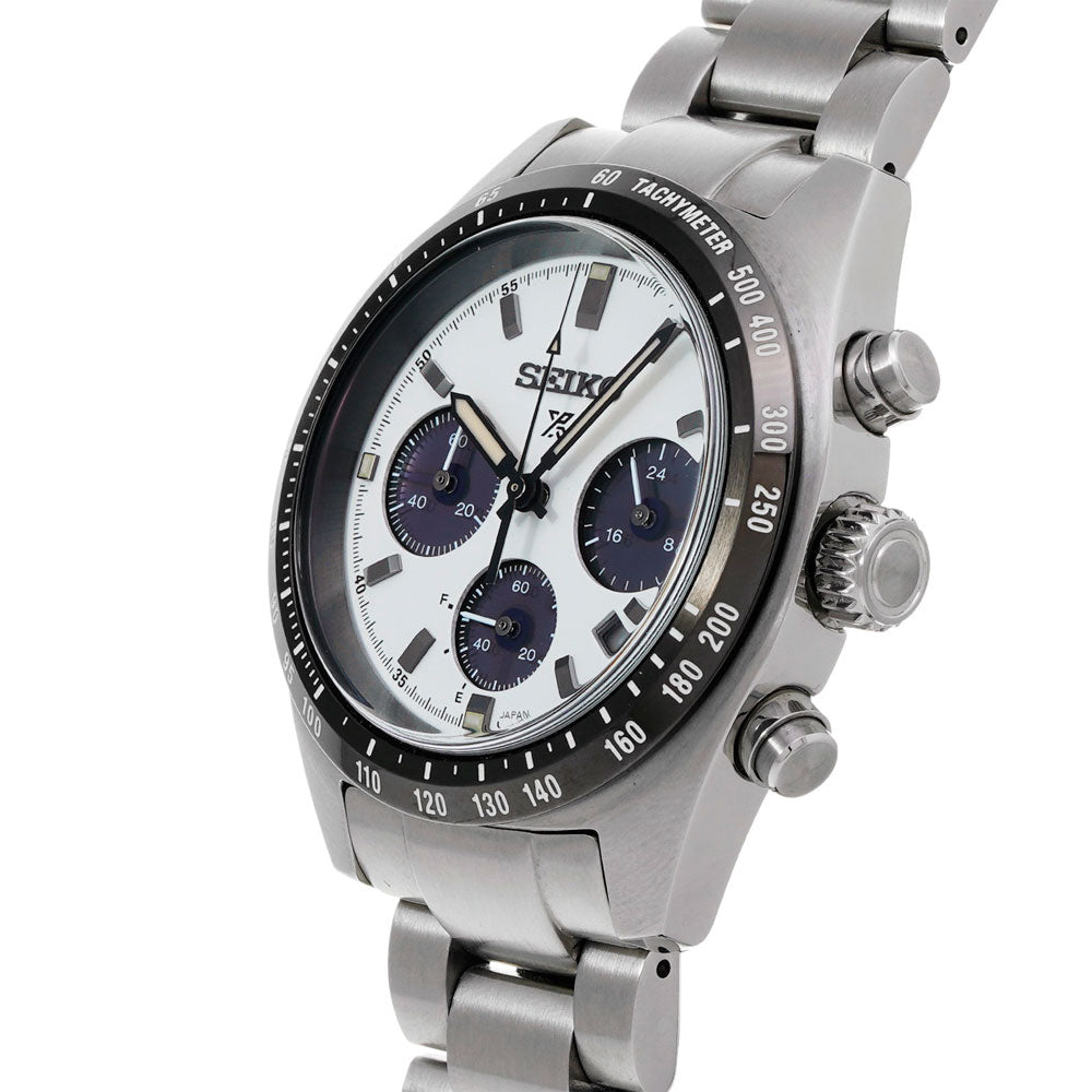 Reloj Seiko SBDL085 Speedtimer Chrono Solar Panda 42,2mm Made in