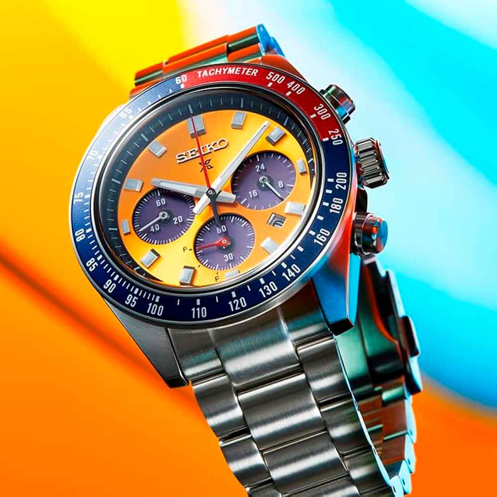 Reloj Seiko SBDL117 Speedtimer Pogue Solar 42,2mm Made in Japan