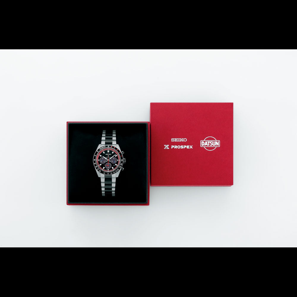 Reloj Seiko SBDL121 Speedtimer Datsun Solar 42,2mm Made in Japan JDM