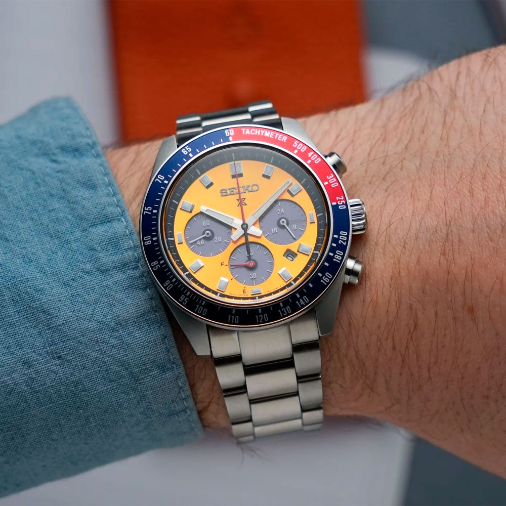 Reloj Seiko SSC947 Speedtimer Pogue Solar 41.4mm – Dando La Hora