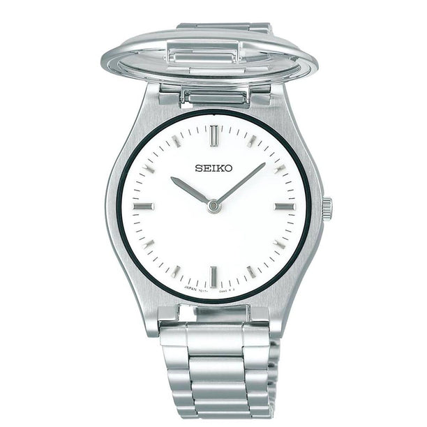 Reloj Seiko Táctil SQBR019 Quartz Para Ciegos 36mm Made in Japan JDM