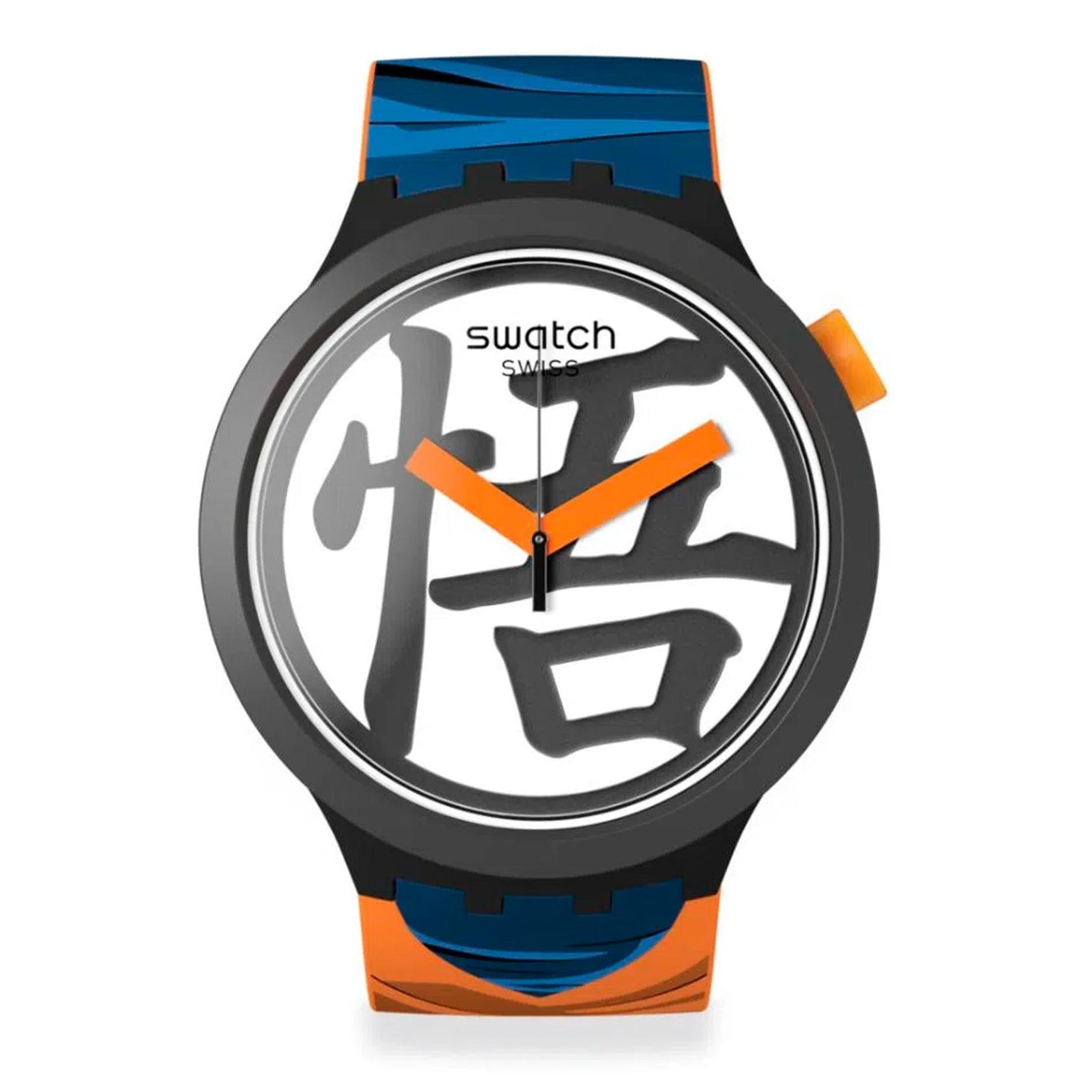 Reloj Swatch x Dragon Ball Z SB01Z101 Goku 47mm - Dando la Hora