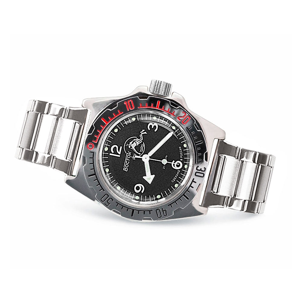 Reloj Vostok Amphibia 110919 Automático Buceo Made in Russia 44mm [EXCLUSIVO]