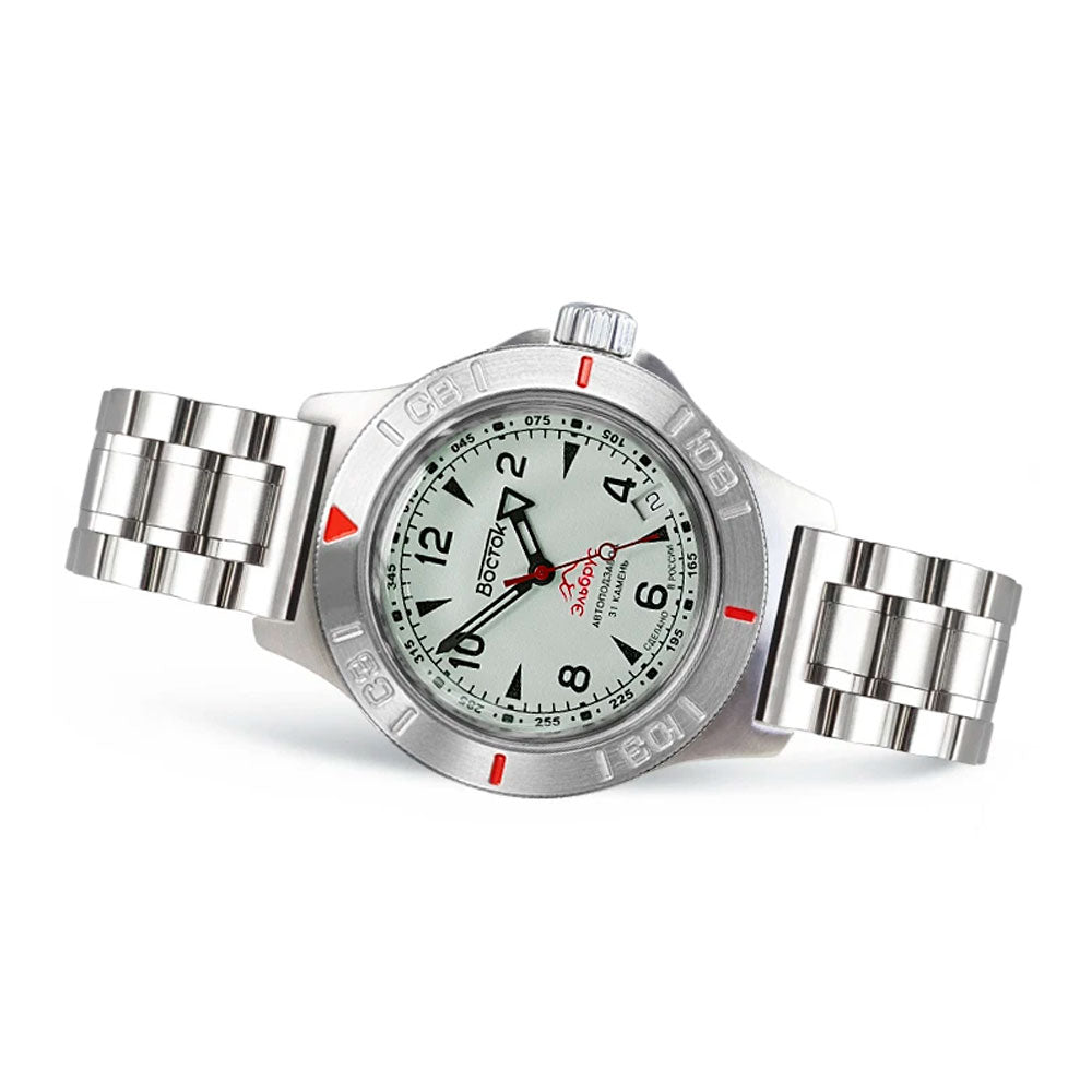 Reloj Vostok Amphibia 74090B Automático Buceo Made in Russia 41,7mm [EXCLUSIVO]