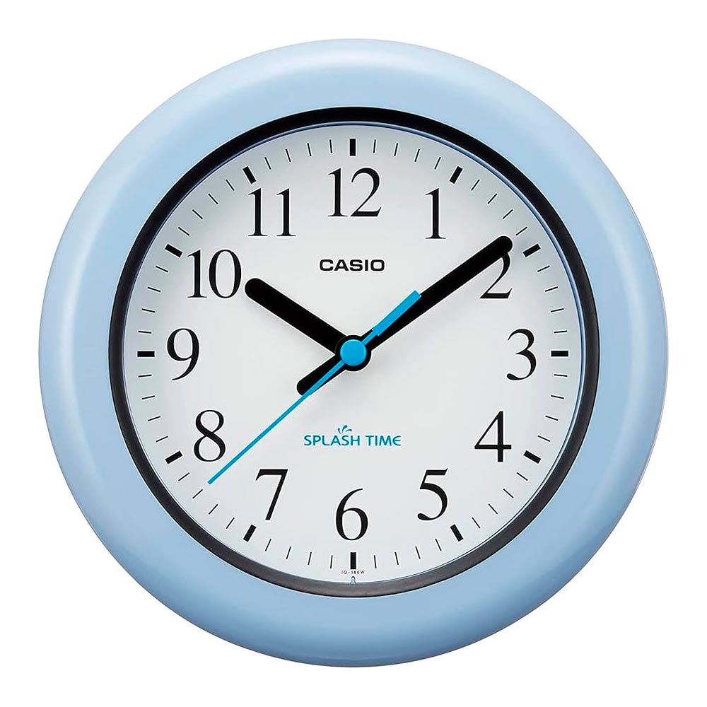 Reloj de Pared Casio IQ-180W-2JF Splash Time A Prueba de Vapor JDM