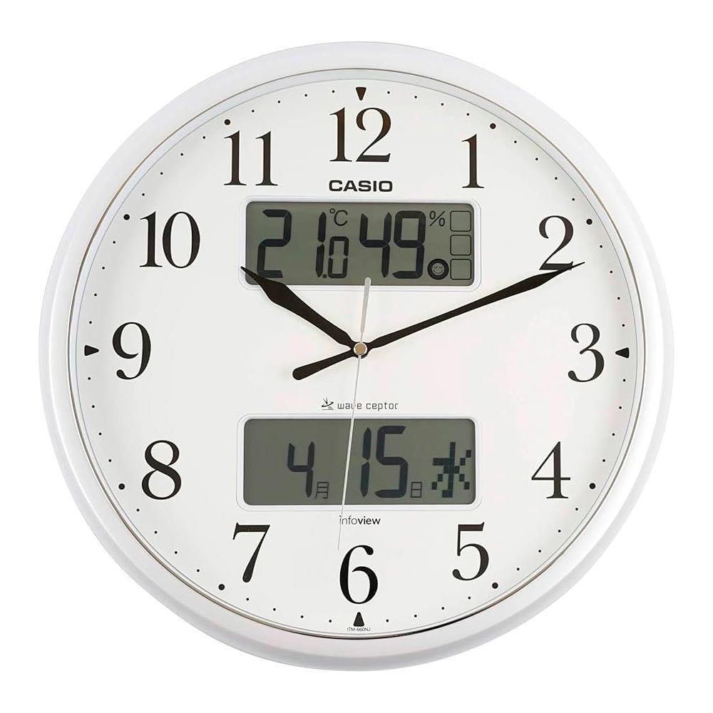 Reloj de Pared Casio ITM-660NJ-8JF Medidores Múltiples JDM