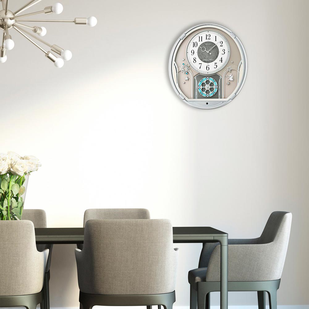 Reloj de Pared Seiko Clocks QXM375SRH Melodies in Motion - Dando la Hora