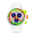 Reloj Swatch SB02K100 NEON JELLY Quartz Chronograph Swiss Made 47mm