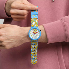 Reloj Swatch x The Simpsons SB05Z100 Homero 47mm