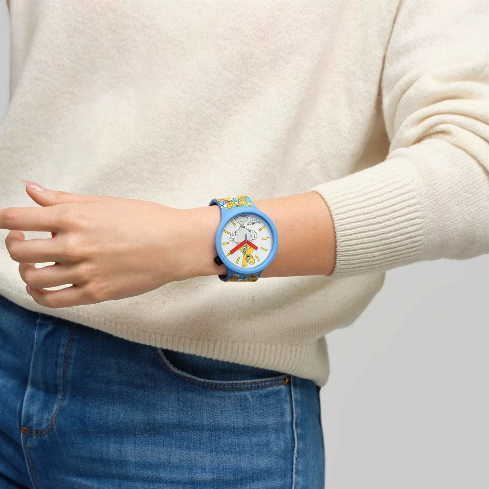 Reloj Swatch x The Simpsons SB05Z100 Homero 47mm