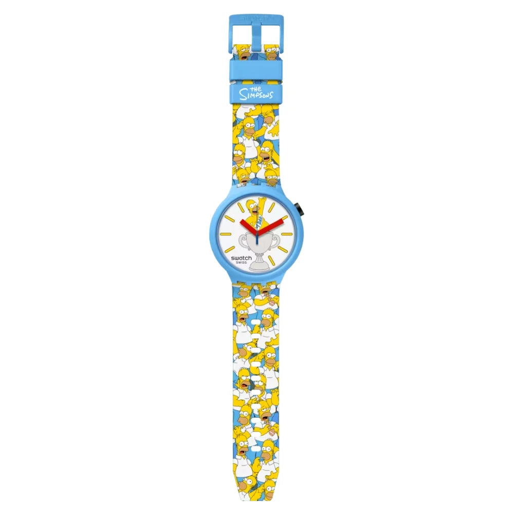 Reloj Swatch x The Simpsons SB05Z100 Homero 47mm