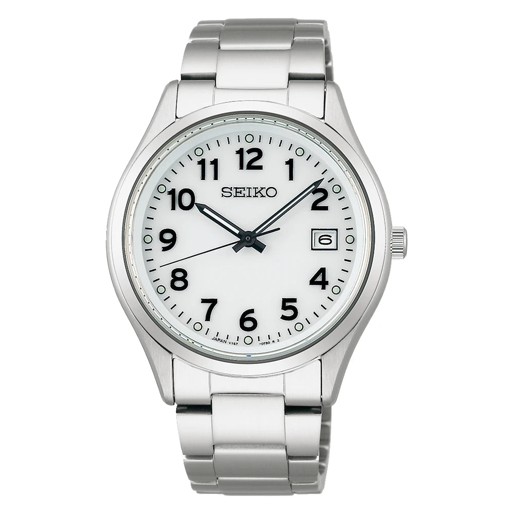 Reloj Seiko SBPX153 Blanco 38.7mm Solar JDM Made in Japan