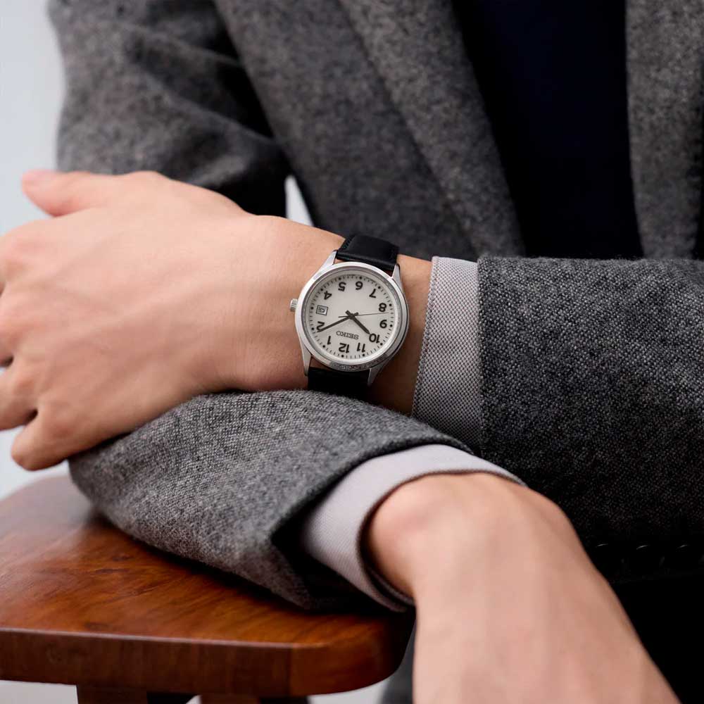 Reloj Seiko SBPX157 Blanco 38.7mm Solar JDM Made in Japan