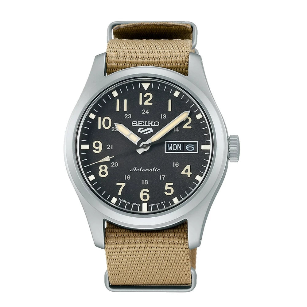 Reloj Seiko 5 Análogo Automático SRPG35 Metálico 39,4mm Field Made In Japan