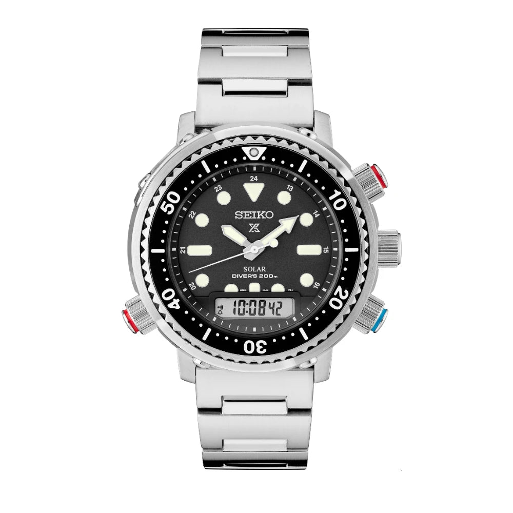 Reloj Seiko Prospex Solar SNJ033 Arnie Calibre H855 Ana-Digi