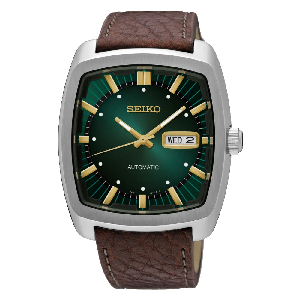 Reloj Seiko Automático Discover More SNKP27 Recraft Verde