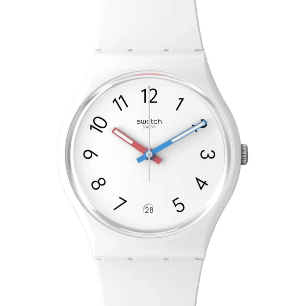 Reloj Swatch Gent In The Block SO28W400 Blanco Cuarzo 34mm