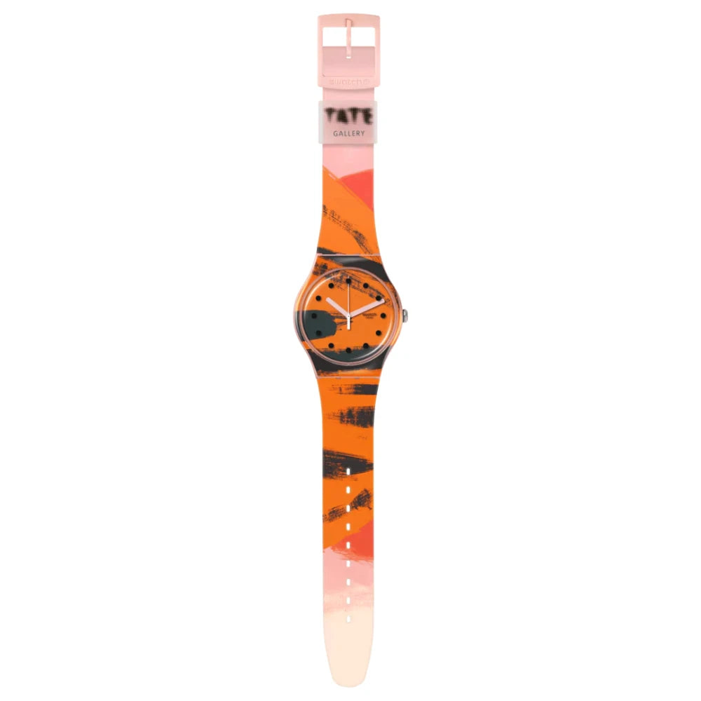 Reloj Swatch Orange And Red On Pink SUOZ362 41mm