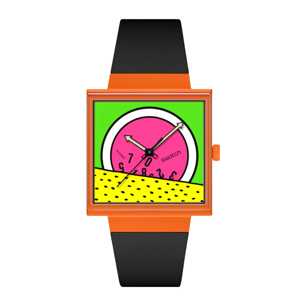Reloj Swatch Break Time SO34Z101 colab. Keith Haring