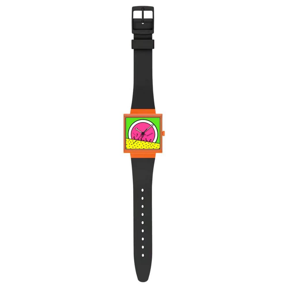 Reloj Swatch Break Time SO34Z101 colab. Keith Haring