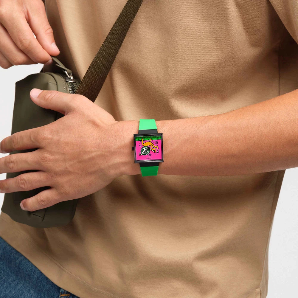 Reloj Swatch BREAKS OFF SO34Z102 colab. Keith Haring