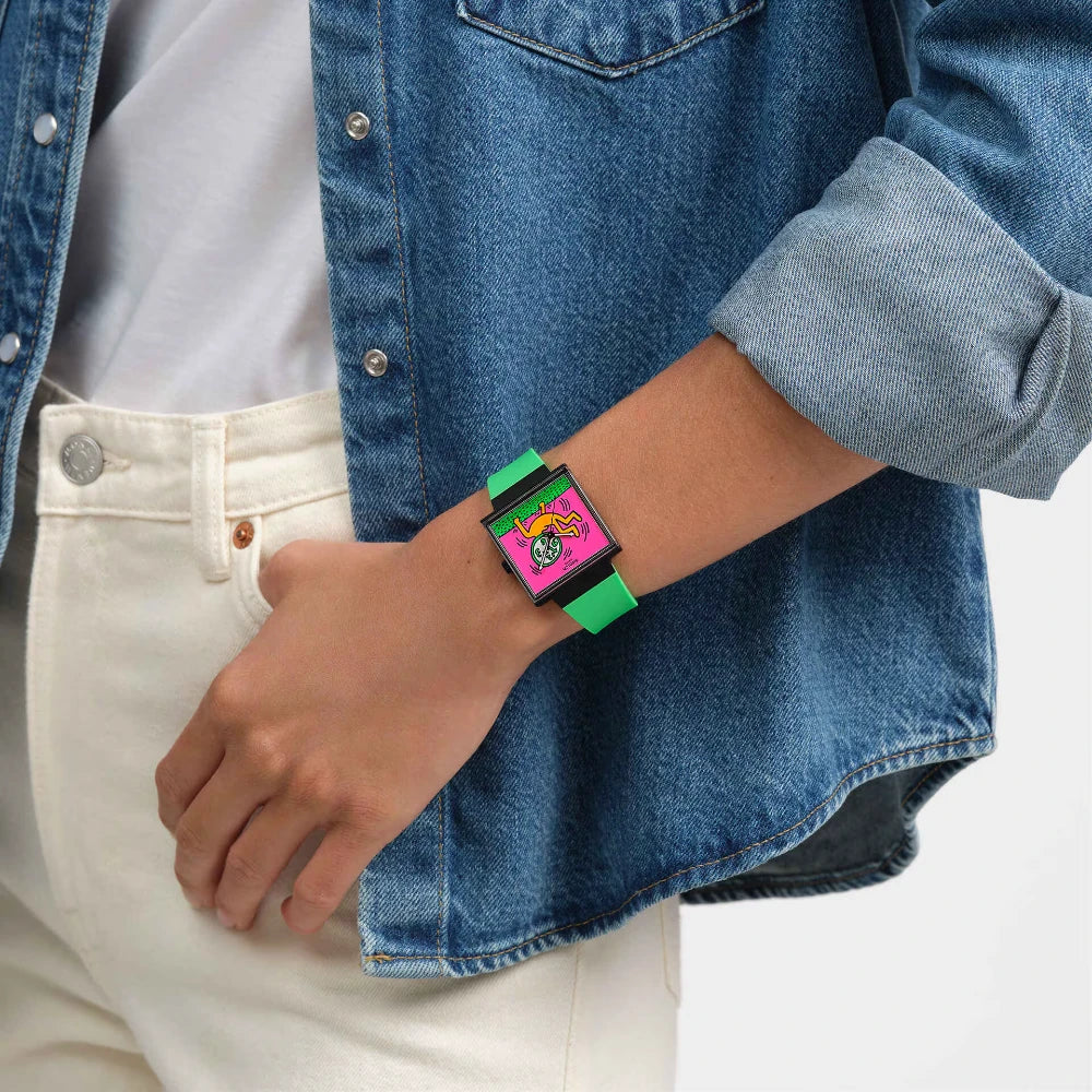 Reloj Swatch BREAKS OFF SO34Z102 colab. Keith Haring