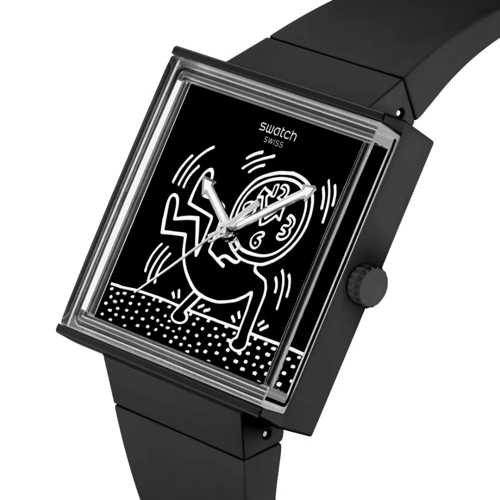 Reloj Swatch Break Loose SO34Z103 colab. Keith Haring