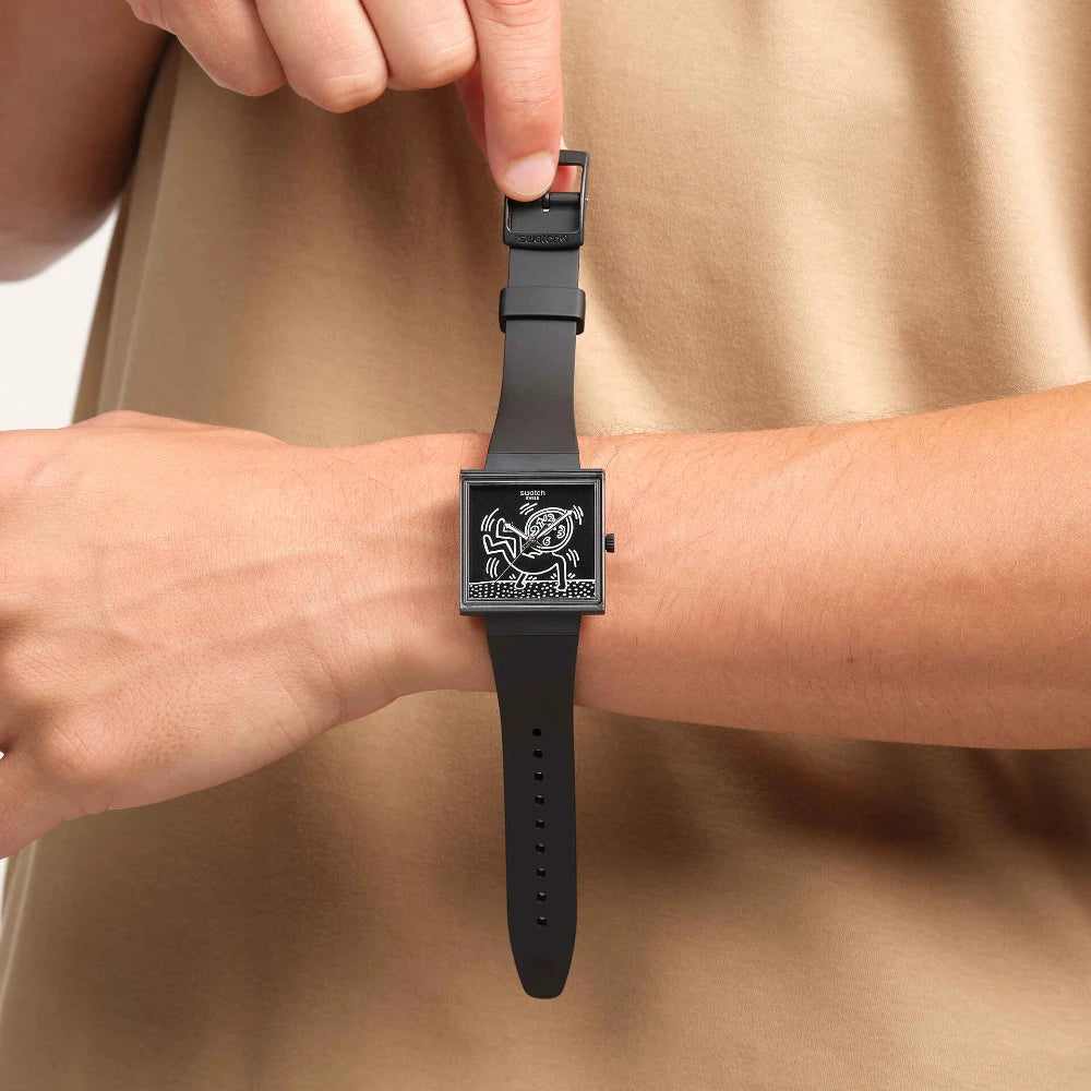 Reloj Swatch Break Loose SO34Z103 colab. Keith Haring