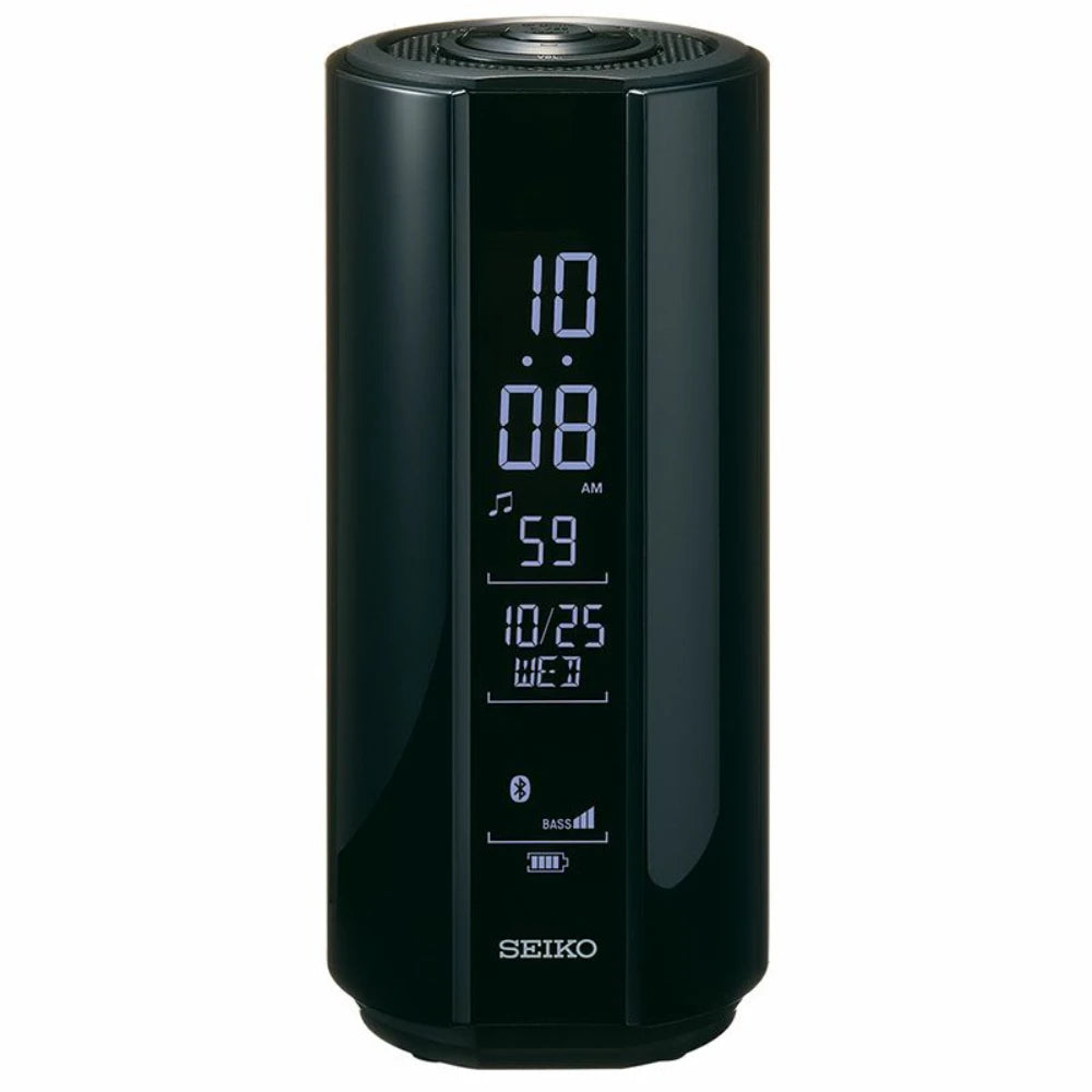 Reloj Seiko Clocks Despertador SS201K Multisonido Negro JDM