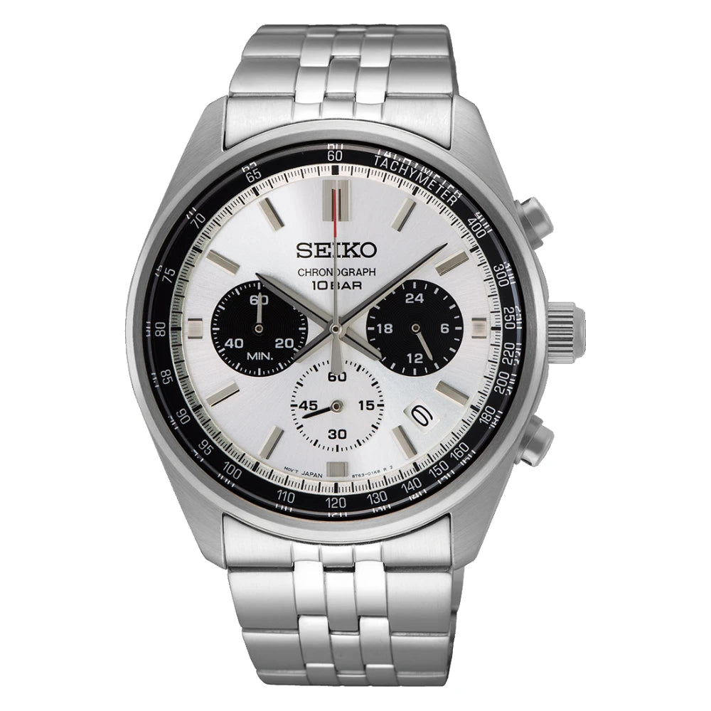 Reloj Seiko Chronograph SSB425 41,5mm Panda Blanco